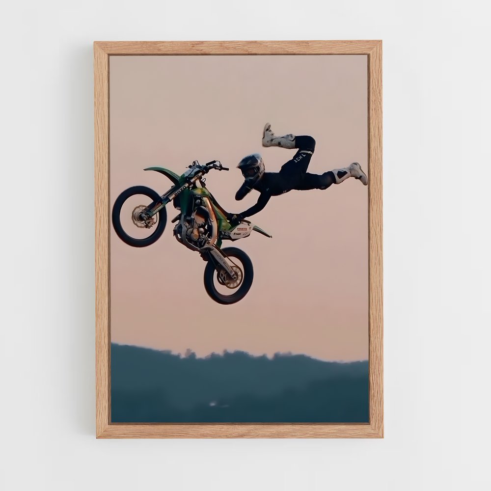 Poster Free Style – affiche Motocross freestyle (vue 4)